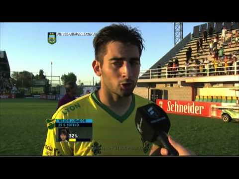 Sánchez Sotelo:"El grupo se lo merecía".Defensa 1 Banfield 0.Fecha 4.Primera División 2015.FPT