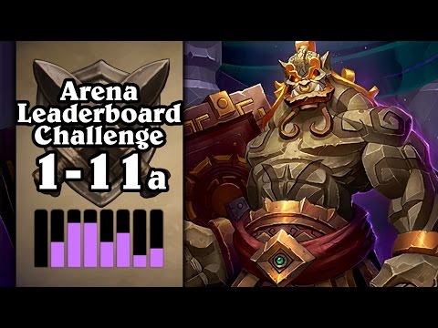 Hearthstone: Arena Leaderboard Challenge 1-11 - More Claws Than Hands - Part 1 (Shaman Arena)
