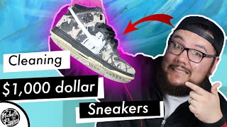How to clean shoes, Cleaning 1k dollar pair of shoes Selling reselling shoes on eBay poshmark macari