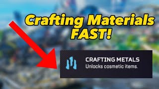 How To Get Crafting Metals FAST in Apex Legends!