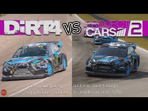 DiRT 4 Vs Project CARS 2 - RALLY X COMPARISON