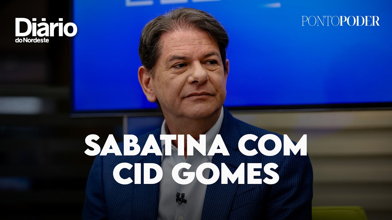 Imagem da notícia Cid Gomes é primeiro entrevistado na Sabatina PontoPoder; acompanhe ao vivo