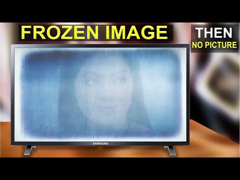 Frozen Picture Problem Samsung 32 Inch LED TV | Freezing Image Then no Picture & Graphics