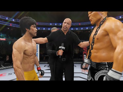 Bruce Lee vs. God Cronos - EA Sports UFC 4 - Epic Fight 🔥🐲