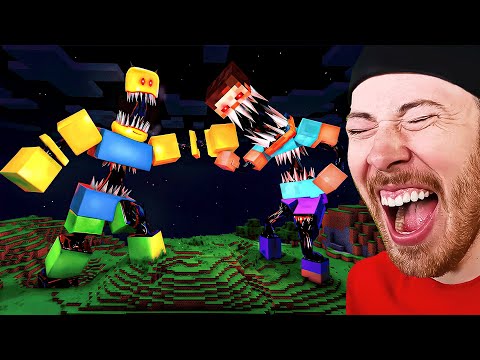 Roblox vs Minecraft but it monster battle (Horror Animation)