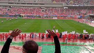 アルビレックス新潟vsFC町田ゼルビア　試合前の選手ウォーミングアップ(2022.10.23)