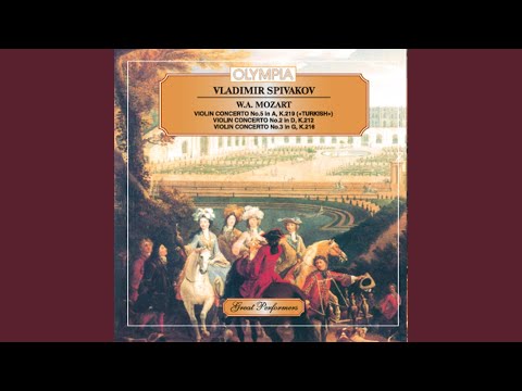 Violin Concerto No. 2 in D Major, K. 211: I. Allegro moderate