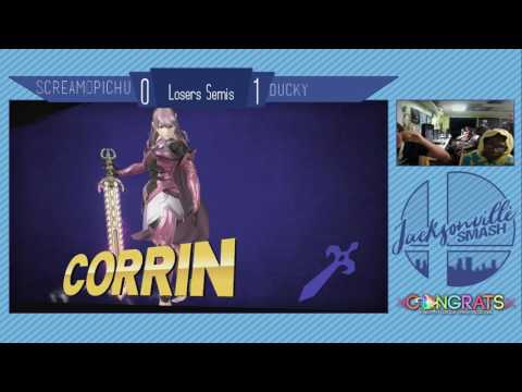 Jax Smash Weekly 5/18/17 - Ducky(Little Mac) Vs ScreamoPichu(Corrin) - Wii U Losers Semis