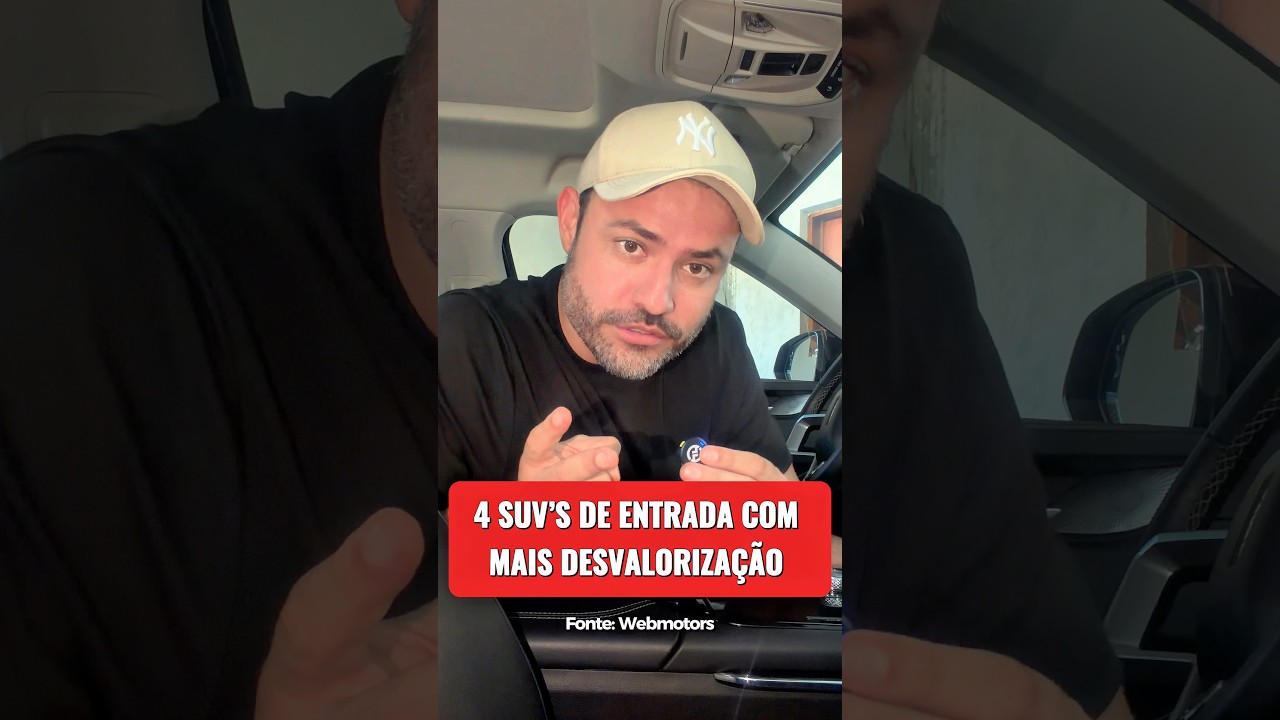 4 SUVS COM MAIOR DESVALORIZAÇÃO 🚨