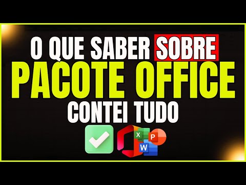 O QUE É CURSO DE PACOTE OFFICE  COMO APRENDER em 2024 A USAR O PACOTE OFFICE