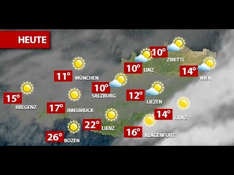 Aktuelle Wetterprognose für Dienstag (25.09.2018)