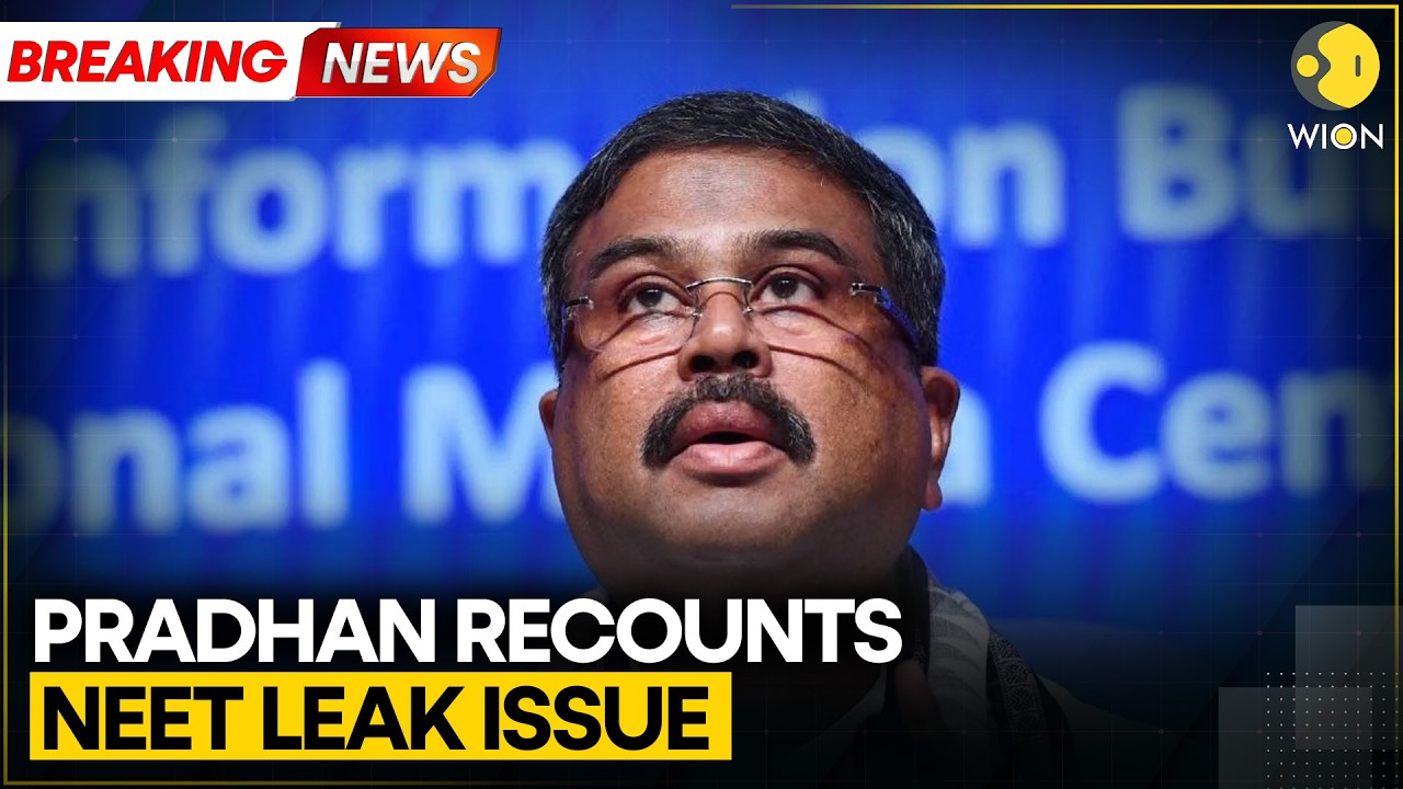 Dharmendra Pradhan Recounts NEET Leak Issue & Efforts to Conduct Exams Again | WION BREAKING