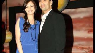 Dia Mirza, Karan Johar at Panasonic 3D camera launch