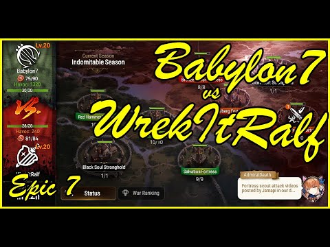 [ENG] Epic 7 - Guild War - Babylon7 vs. WrekItRalf (2023-02-22)