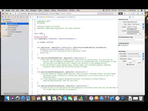 Creating your first app in IOS (Hello World) using Swift | For Beginners
