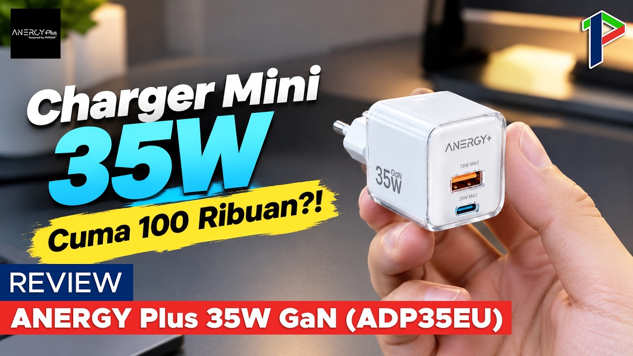 Charger 100 Ribuan  Ini Ternyata Bisa Buat Charge Laptop! Anergy Plus ADP35EU | Review Indonesia