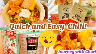 EASY HOMEMADE CHILI! KINDER'S WOOD FIRED CHILI & MILD CHILI MIX! + DOLLY PARTON'S  CORNBREAD!