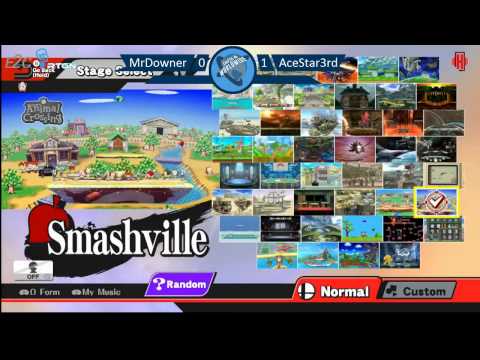 Smash 4 World Wide: MrDowner (DK/Wario) vs. AceStar3rd (WFT/Rob)