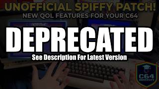 Upgrade Your C64 Ultimate: The "Spiffy Patch" is a Game Changer!