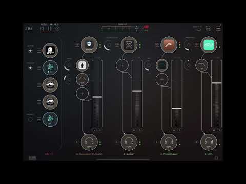 Game on! ☮️✌️😊 iPad MIDI Drum Sequencer #Octachron with #fm synths #Phasemaker and #OPL …