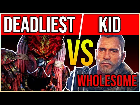 WHOLESOME KID vs DEADLIEST PREDATOR "RAGES but SINGS?!" | Predator Hunting Grounds Prey 2022