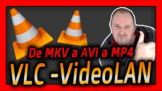 Como pasar⭐ De MKV a AVi a MP4 ⭐ con VLC VideoLAN paso a paso 2022