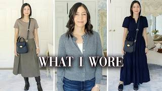 Outfits of the Week | Early Fall | Ten-Item Wardrobe 🍁