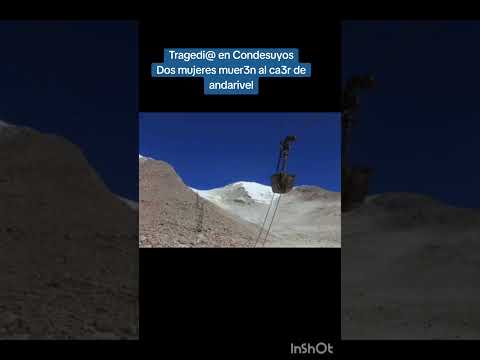 Tragedia en Condesuyos...Dos mujeres mueren al caer de andarivel #arequipa #peru #noticias