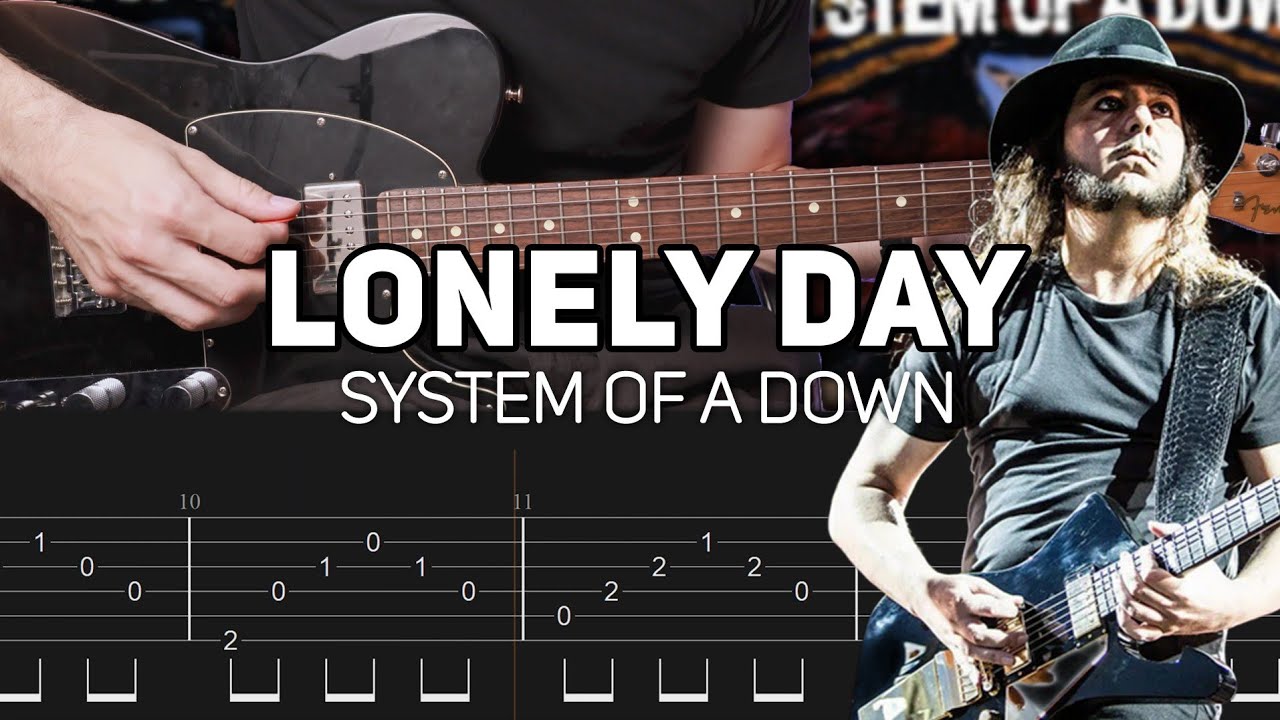 System Of A Down - Lonely Day (Guitar Lesson with TAB) - DROP C#