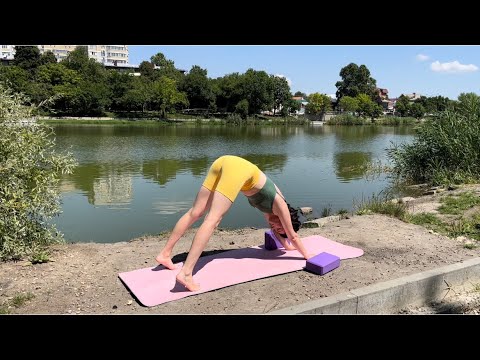Yoga in nature with Polina