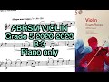 Grade 5 violin 2020 2023 B3 Piano only
