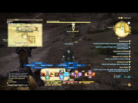 Back From The Wood! Final Fantasy XIV: A Realm Reborn Gameplay Walkthrough Part 74(PS4)