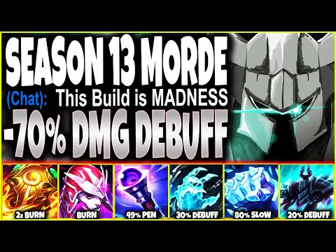 Most OP Mordekaiser Season 13 Build ~ -70% DMG DEBUFF, 6000 HP & 80% SLOW 🔥 LoL Morde s13 Gameplay