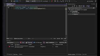 Download the video "C# HttpClient.GetStringAsync demo"