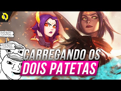 APRENDA a CARREGAR QUALQUER BOT LANE TROLL - LOL