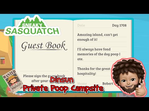 Sneaky Sasquatch - Dinsun Private Poop Campsite