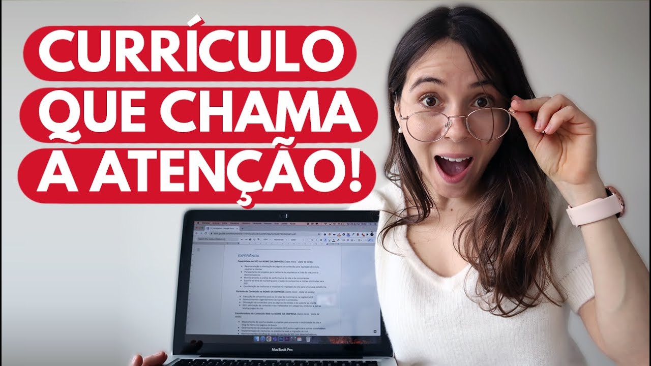 REVISE SEU CURRÍCULO EM 3 PASSOS | COMO FAZER UM CURRÍCULO ATRATIVO para conseguir entrevistas