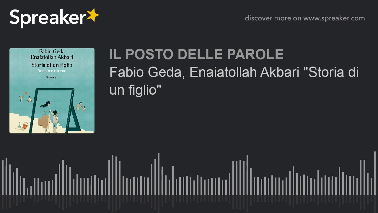 Fabio Geda, Enaiatollah Akbari Storia di un figlio