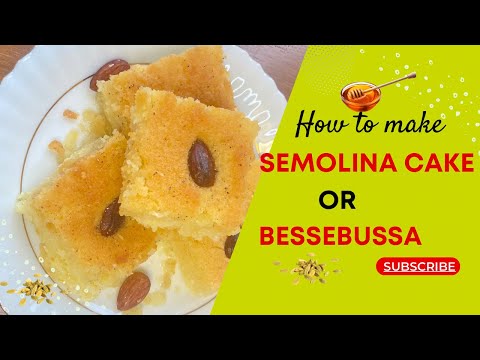 This Bessabusa or semolina sweet recipe is the most easiest and delicious recipe you will ever taste