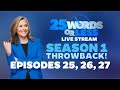 Throwback Thursdays LIVE! OG Episodes 25, 26, 27: Season 1 LIVE Stream | 25 Words or Less Game Show