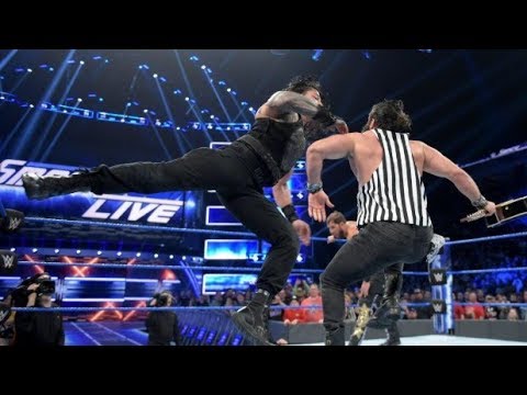Roman Reigns vs  B Team Handicap Match with Special Guest Referee Elias
