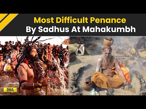 Mahakumbh 2025: Ascetics Perform Sacred Agni Snan Sadhana On Basant Panchami I Maha Kumbh Mela