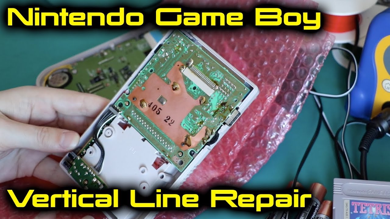 Nintendo Game Boy Vertical Line Repair