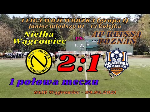 MKS Nielba Wągrowiec vs. UKS AP Reissa Poznań (1 połowa meczu - liga wojewódzka) 09.05.2021