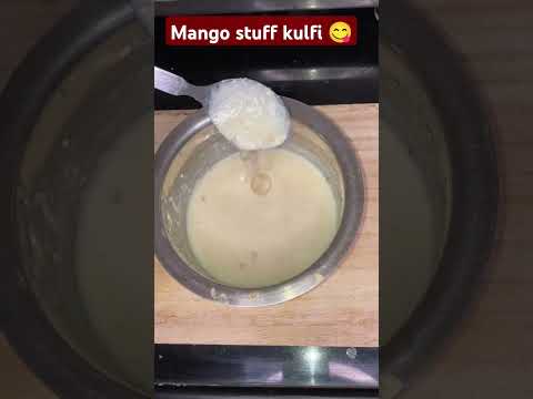 mango stuff kulfi 😋