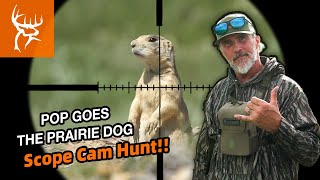 Tombo vs. Prairie Dogs!! Scope Cam hunting | Buck Commander