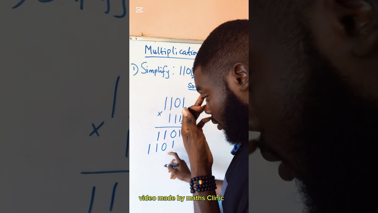 multiplication of binary numbers