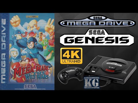 Mega Man: The Wily Wars [SEGA GENESIS / MEGA DRIVE] Gameplay Walkthrough FULL GAME [4K60ᶠᵖˢ🔴]