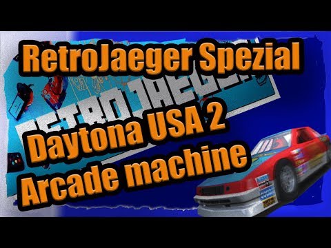 Daytona USA 2 Arcade Machine with RetroJaeger at Heide Park Soltau