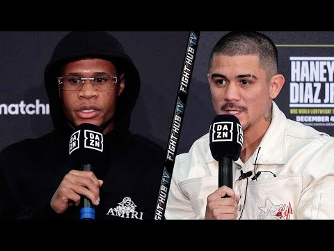 DEVIN HANEY VS JOSEPH DIAZ JR - FULL FINAL PRESS CONFERENCE AND FACE OFF VIDEO